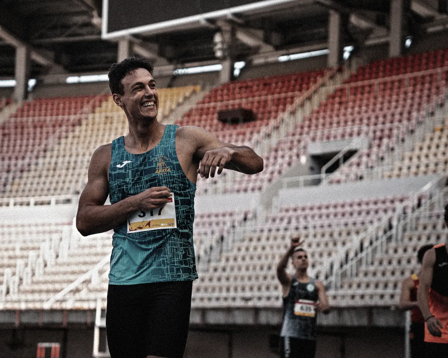 Ognen Stefanovski — Macedonian decathlete in competition